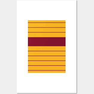 Motherwell Claret Amber Bars Home 2019 - 20 Posters and Art